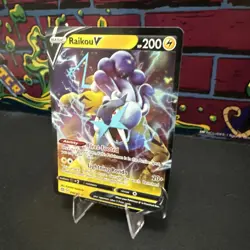 Pokemon NM Holo Raikou V 048/172 Ultra Rare SWSH09: Brilliant Stars - Image 3