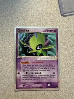Celebi ex Holo Rare Pop Series 2 17/17 Pokemon TCG 2005 - Image 1