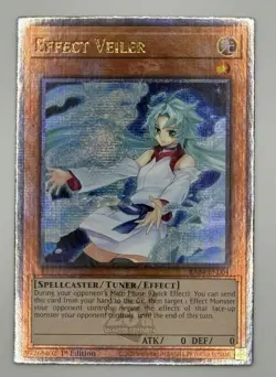 Effect Veiler (Alt Art) Quarter Century Secret Rare QCR Stampede RA04-EN004 - Image 1