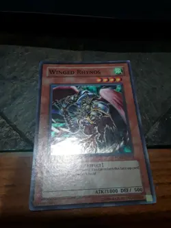 Winged Rhynos - FOTB-ENSE2 - Super Rare NM Yugioh - Image 1