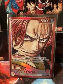 Shanks OP09-001 Alt Art Leader - Emperors in the New World - One Piece - English - Image 1