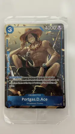 One Piece TCG: Portgas D. Ace P-074 Promo Tin Pack Set Vol. 2 Sealed English - Image 1