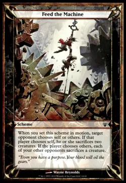 MTG Oversize Cards Feed the Machine #14 NM - Exact Card Shown - Image 1