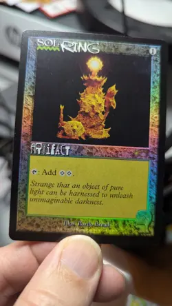 1x Sol Ring Rainbow Foil Brain Dead NM - Secret Lair Magic MTG x1 - Image 1