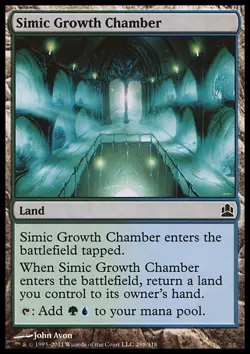 MTG Magic the Gathering Simic Growth Chamber (288/320) Commander LP - Image 1