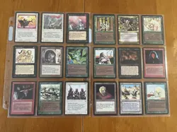 Magic The Gathering Complete Set Of The Dark MTG - Image 5
