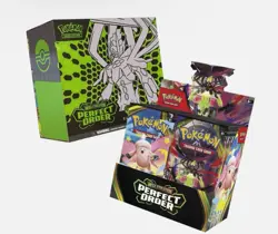 PRESALE Perfect Order Pokemon Center ETB And Booster Display Box - Image 1