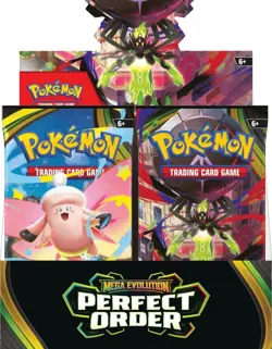 PRESALE Perfect Order Pokemon Center ETB And Booster Display Box - Image 3