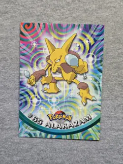 Alakazam #65 Topps Pokemon TV Blue Logo 1999 Series 1 - Image 1