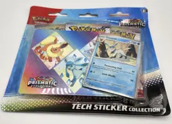 (Set of 3) Pokemon TCG Prismatic Evolutions Tech Sticker Collection New Sealed - Image 2