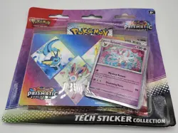 (Set of 3) Pokemon TCG Prismatic Evolutions Tech Sticker Collection New Sealed - Image 3