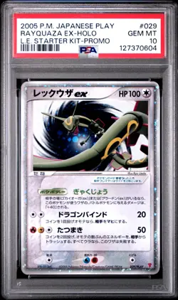 Rayquaza EX L.E Starter Kit Pokemon Promo Card Japanese 029/PLAY PSA 10 LOW POP - Image 1