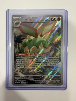 2025 Pokemon Phantasmal Flames TCG FLYGON 101/094 Full Art Illustration Rare - Image 1
