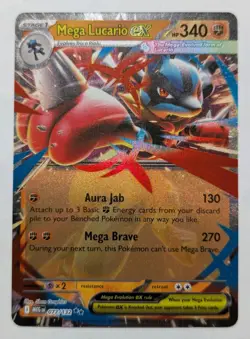 Pokemon Card Lot of 2 Mega Lucario EX Lev. 1 & Team Rocket's Crobot EX Lev. 2🔥 - Image 2