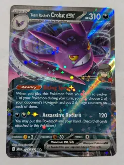 Pokemon Card Lot of 2 Mega Lucario EX Lev. 1 & Team Rocket's Crobot EX Lev. 2🔥 - Image 4