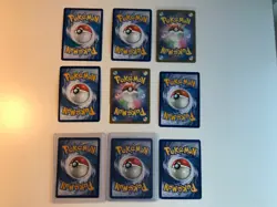 9 Pokemon card bundle - variety of sets with some vintage - Image 2