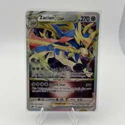 ZACIAN VSTAR 96/159 POKEMON CROWN ZENITH HOLO RARE🔥 - Image 1