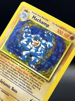 Machamp 08/102 1st Edition Holo Rare Base Set WOTC Pokemon TCG - HP - Image 3