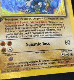 Machamp 08/102 1st Edition Holo Rare Base Set WOTC Pokemon TCG - HP - Image 4