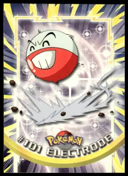 Topps Pokemon Electrode #101 TV Animation Edition Non Holo Blue Logo 2000 NM - Image 1