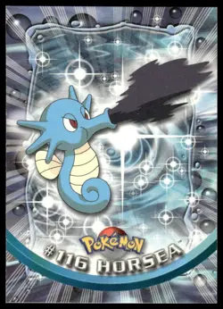 Topps Pokemon Horsea #116 TV Animation Edition Non Holo Blue Logo 2000 NM - Image 1