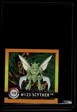 Pokemon 1999 Artbox Sticker #123 Scyther Series 1 - Image 1