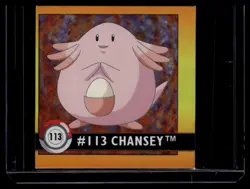 Pokemon 1999 Artbox Sticker #113 Chansey Series 1 - Image 1