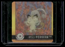 Pokemon Artbox Action Flipz 1999 Nintendo #28 #52 Meowth #53 Persian - Image 1