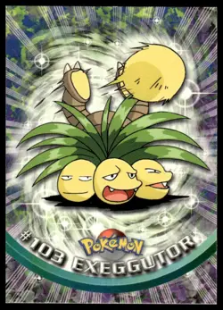 Topps Pokemon Exeggutor #103 TV Animation Edition Non Holo Blue Logo 2000 NM - Image 1