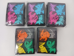 Lot 5 Pokemon Evolving Skies ETB Mixed Eeveelution Card Sleeves 65 ct NEW SEALED - Image 1