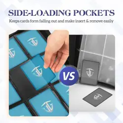 pokemon Laser Engraved 9 Pocket Red Voltrob Double Side (Made To Order) - Image 3