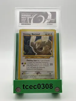 Shining Noctowl - 110/105 - Neo Destiny - Ace Graded 7 - Secret Rare Pokemon - Image 1