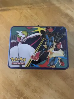 Pokemon Tin + Bulk Card Lot (No Energy) - Image 1