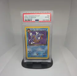 2000 POKEMON ROCKET 1ST EDITION #25 DARK GYARADOS PSA 6 - Image 1
