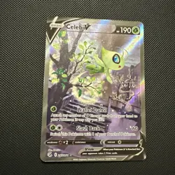 Pokemon TCG Celebi v 245/264 Alternate Art Fusion Strike 2021 - Image 1