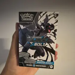 Pokemon Scarlet & Violet Black Bolt Booster Bundle 6 Packs Zekrom 2025 - Image 1