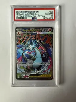 Pokemon TCG Mega Charizard x EX Black Star Promo PSA 10 Gem Mint - Image 1