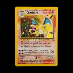 Charizard 004/130 Base Set 2 Holo Rare 120 HP Pokemon TCG Card - Image 1