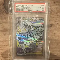 Pokemon Mega Froslass ex 224/193 Mega Attack Rare EX Holo PSA 10 Japanese - Image 1