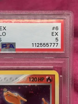2007 Pokemon EX Power Keepers Charizard Holo 6/108 - PSA 5 Near Mint / Mint - Image 5