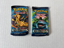 Pokemon XY Evolutions Booster Packs Lot Of 2 - Image 1