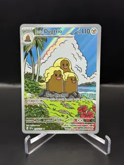 Alolan Dugtrio 208/191 Sv08: Surging Sparks Full Art Holo ENG NM 2024 Pokemon - Image 2