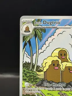 Alolan Dugtrio 208/191 Sv08: Surging Sparks Full Art Holo ENG NM 2024 Pokemon - Image 3