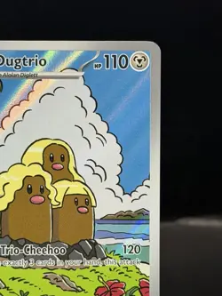 Alolan Dugtrio 208/191 Sv08: Surging Sparks Full Art Holo ENG NM 2024 Pokemon - Image 4