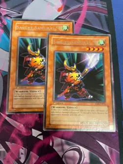 YUGIOH - SASUKE SAMURAI #4 X2 - RARE - RDS - 1ST ED - NM/LP - Image 1