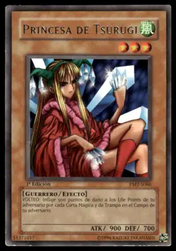 YuGiOh Princesa De Tsurugi #PMT-S086 Metal Raiders Spanish 1st Edition Rare MP - Image 1