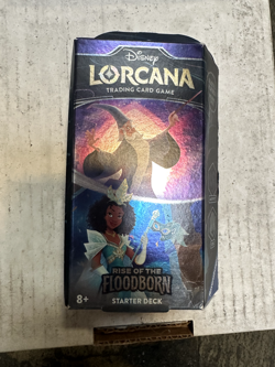 Disney Lorcana Rise of the Floodborn Amethyst & Steel Starter Deck Box FREE SHIP - Image 1
