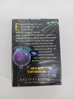 Star Trek The Next Generation Customizable Card Game 60 Card Starter Set Sealed - Image 2