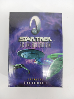 Star Trek Customizable Card Game Premiere Starter Deck II 68 Cards Sealed - Image 1