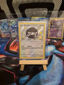 Pokemon Card Wooloo SV103/SV122 Shining Fates Shiny Vault Holo Rare NM - Image 1